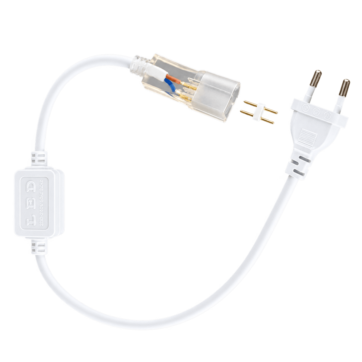 470mm IP44 LED Neon Flex Power Feed