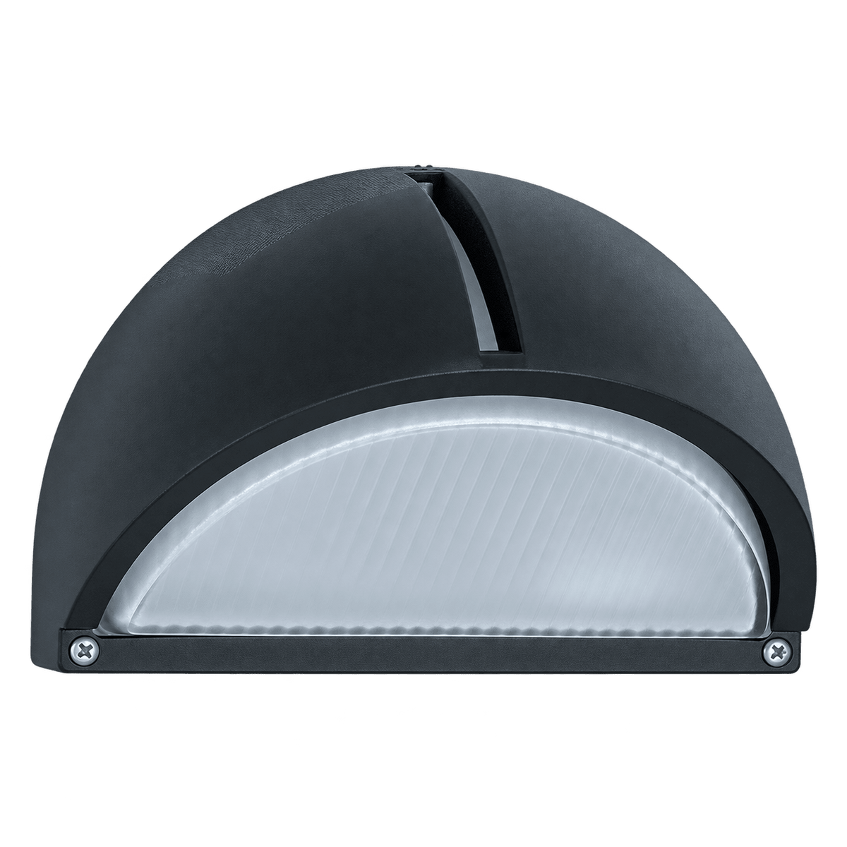 LED Wall Light - Half Moon - Black / Warm White