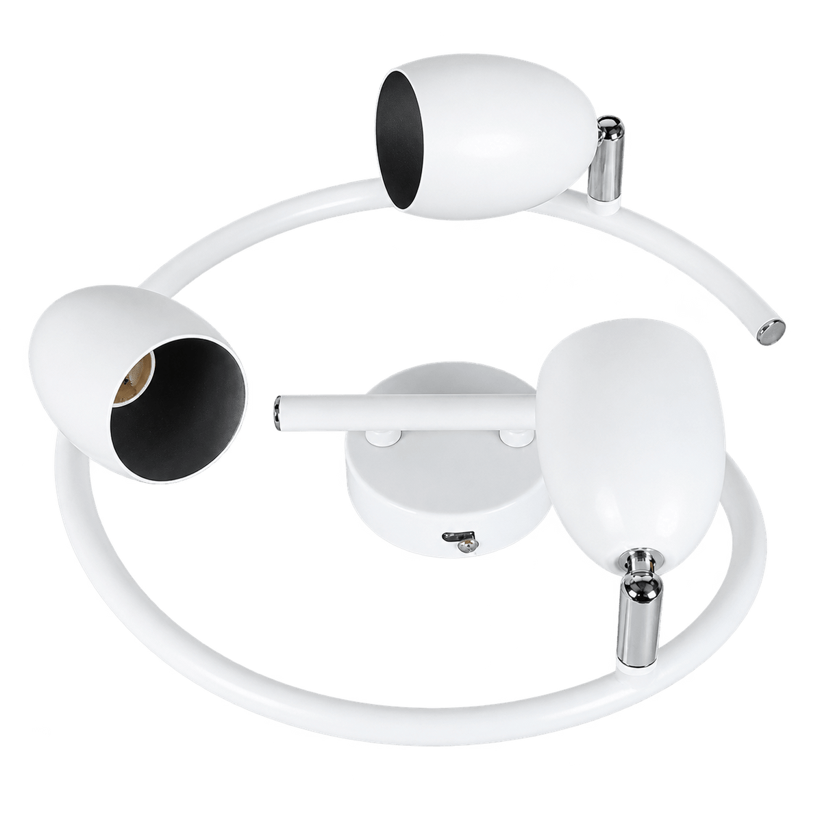 3 Light Ceiling Spotlight - White (3 x GU10)