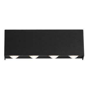 Black Up & Down LED Wall Light - IP54
