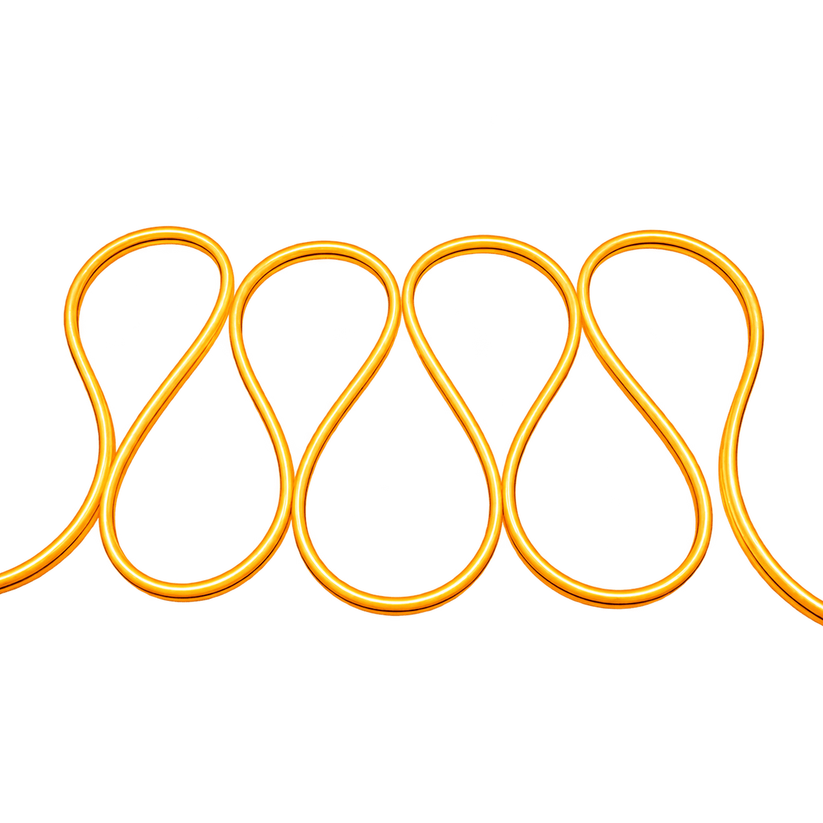 Dryft 230V Side Bend Neon Rope Light - Warm White (Per Meter)