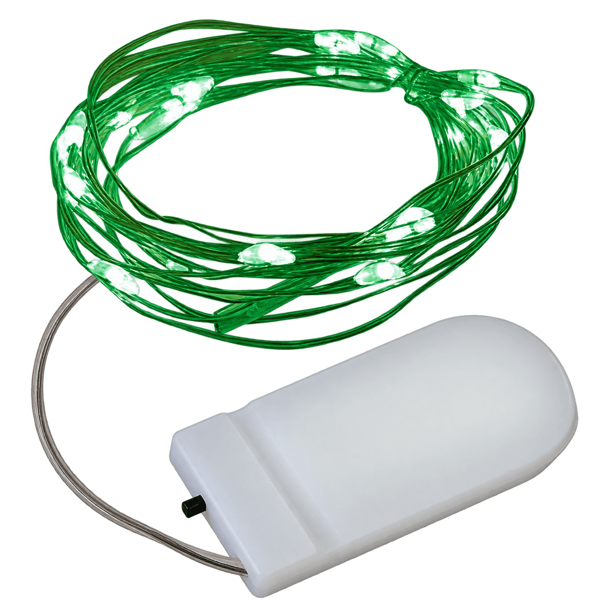LED Fairy Lights - 2 Meter / Battery Operated - Green