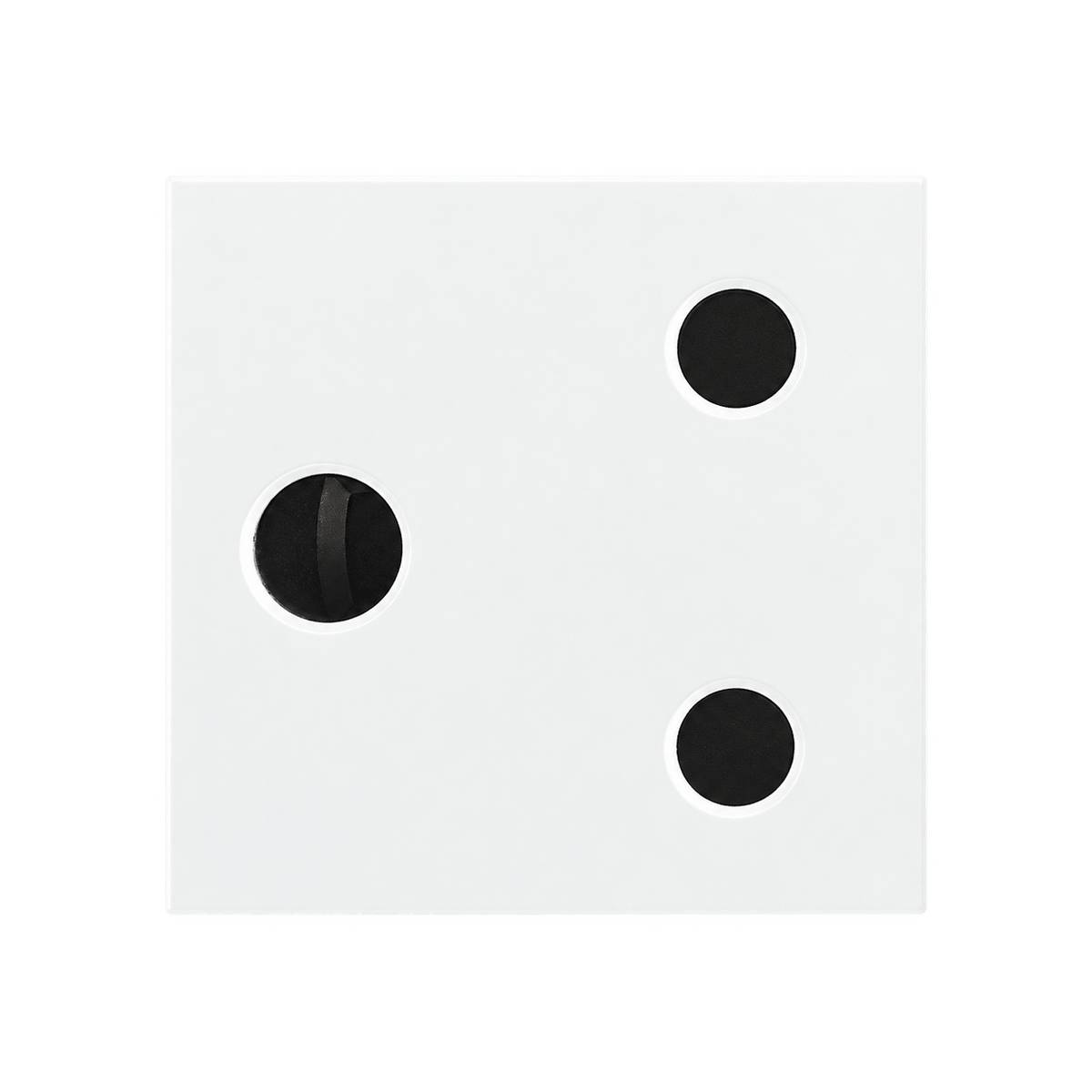 White Double Module 16A RSA Socket - ECP Range