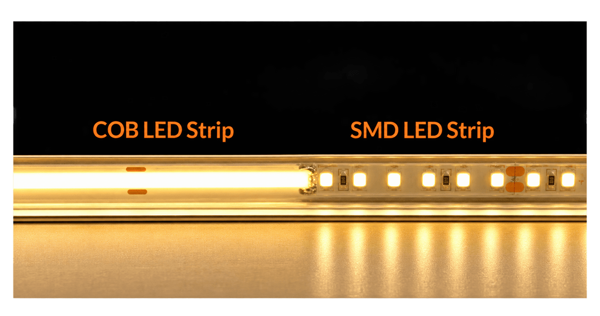 IP65 Seamless 24V COB Strip Light - Per Meter - Cool White (4000K)
