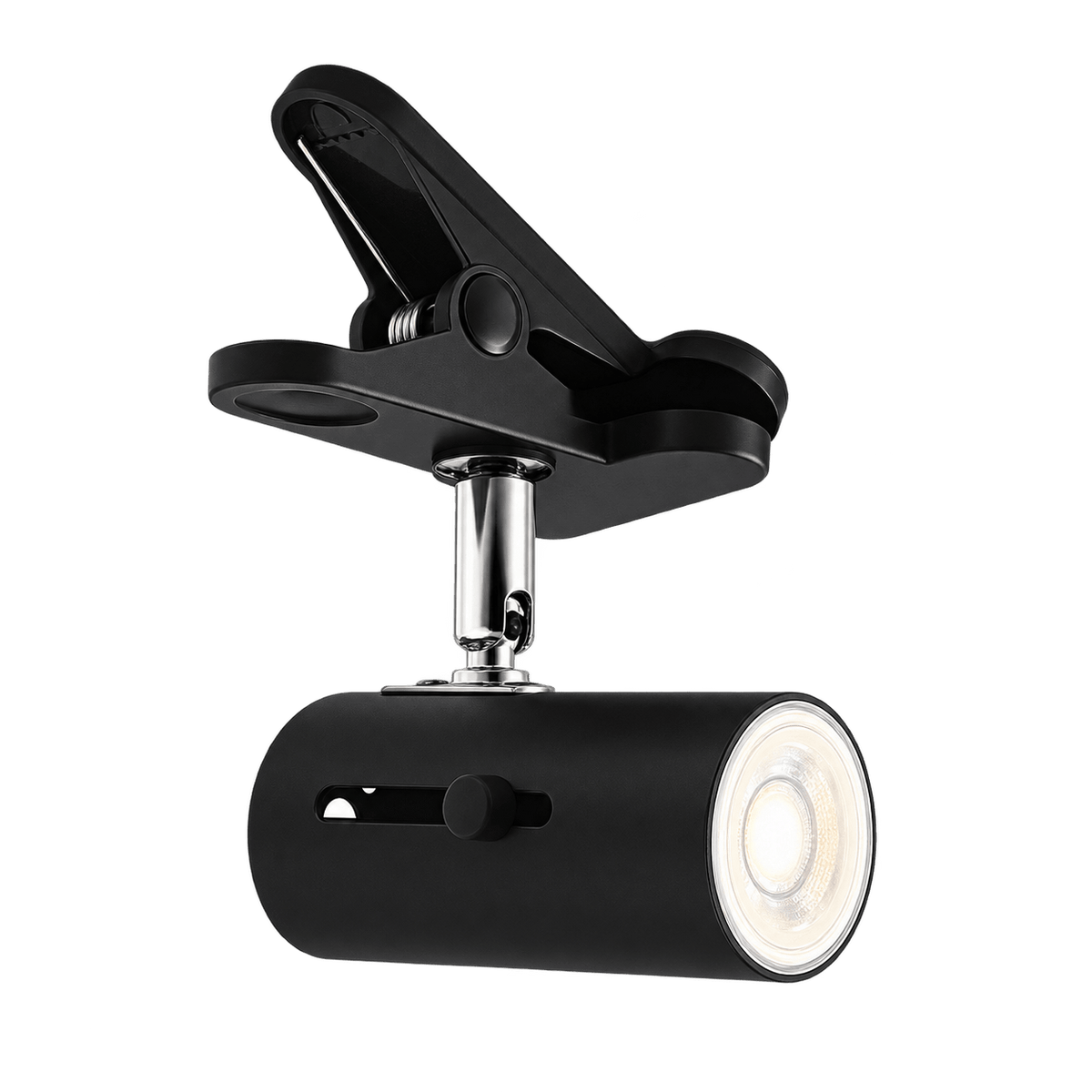 Matt Black Clip-On Spotlight