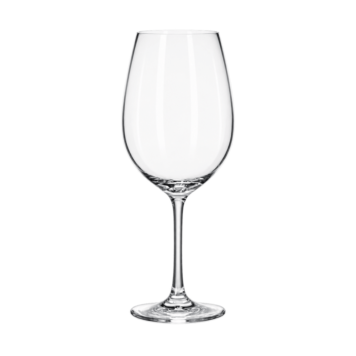 Plastic Clear Wine Glass - Red Wine