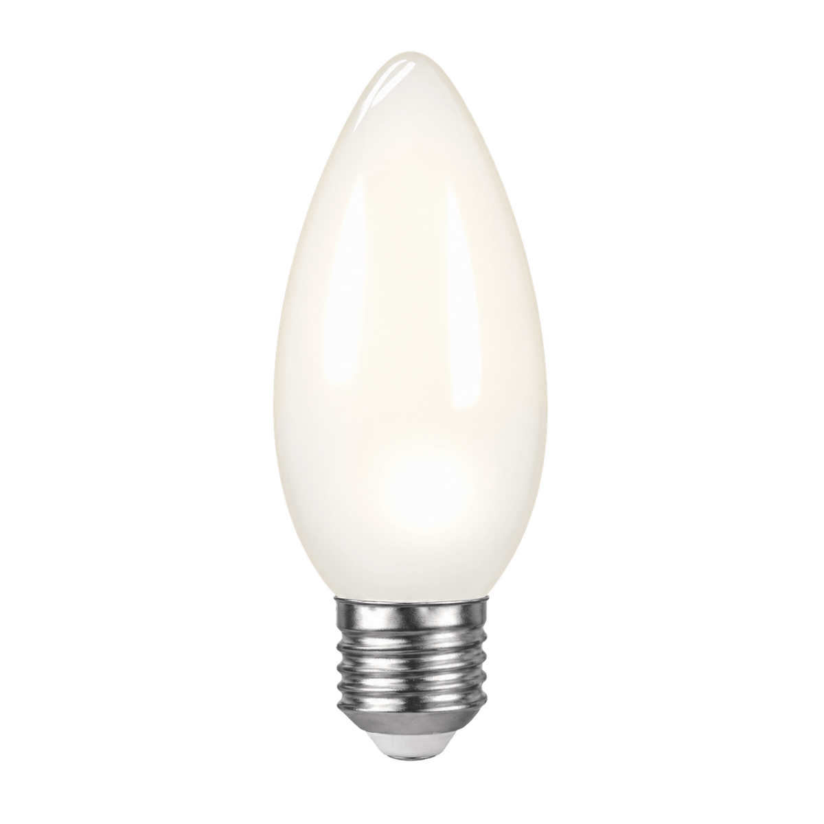 4W White Candle Filament LED Bulb – E27, 4000K Cool White