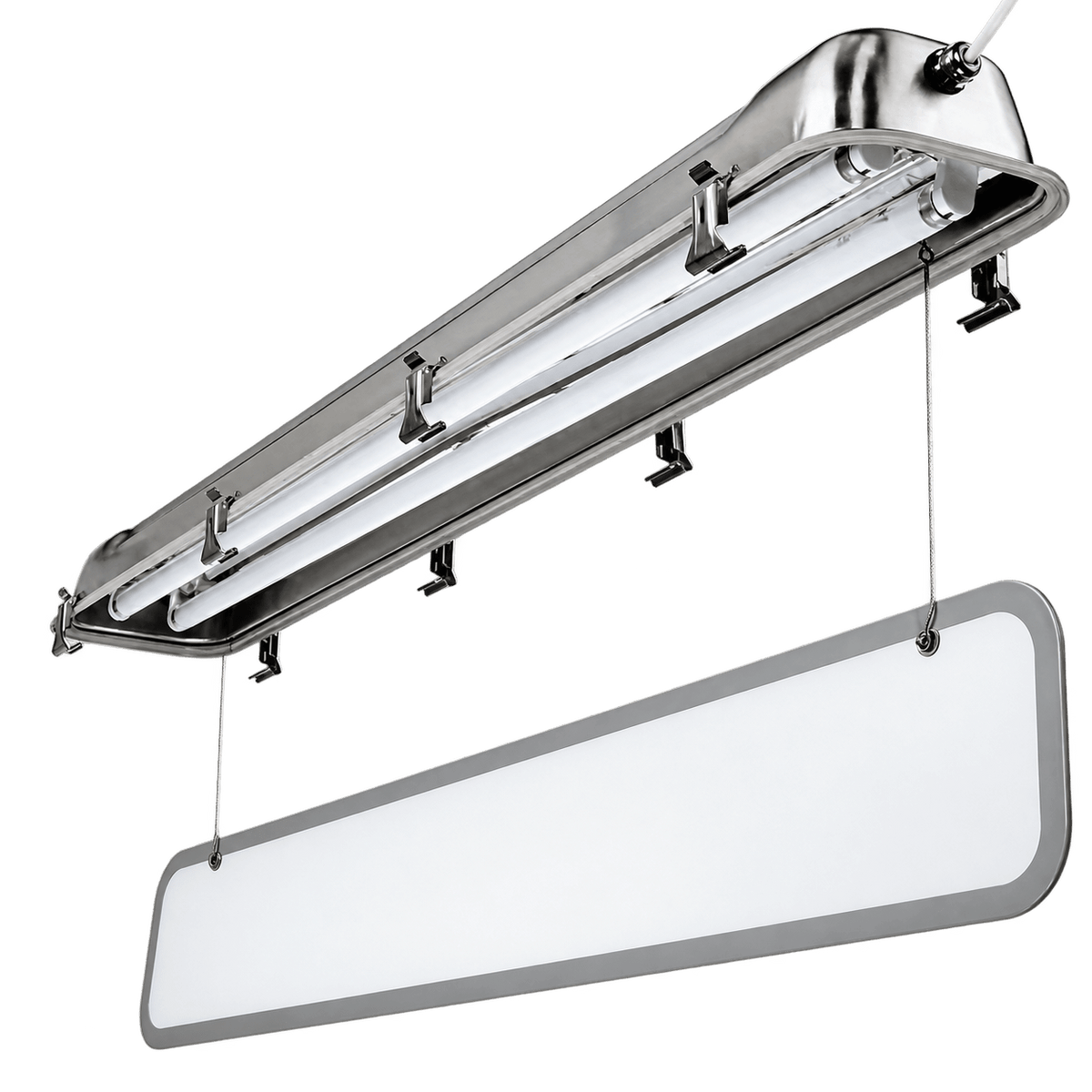 Stainless Steel LED T8 Tri-proof Fitting - 4 Foot