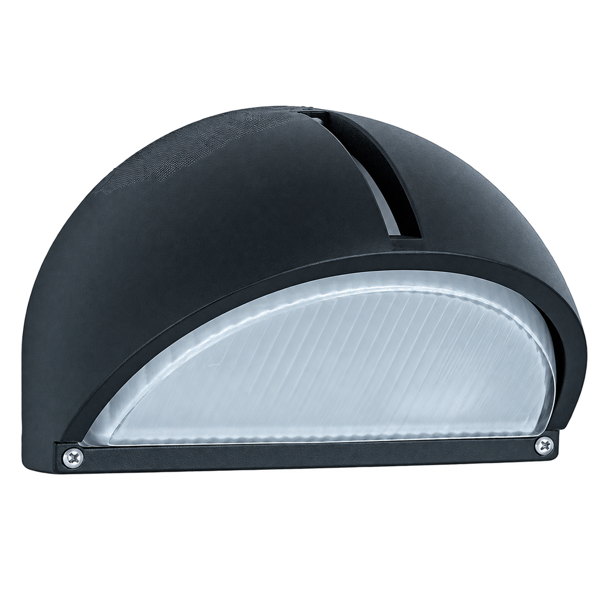 LED Wall Light - Half Moon - Black / Blue