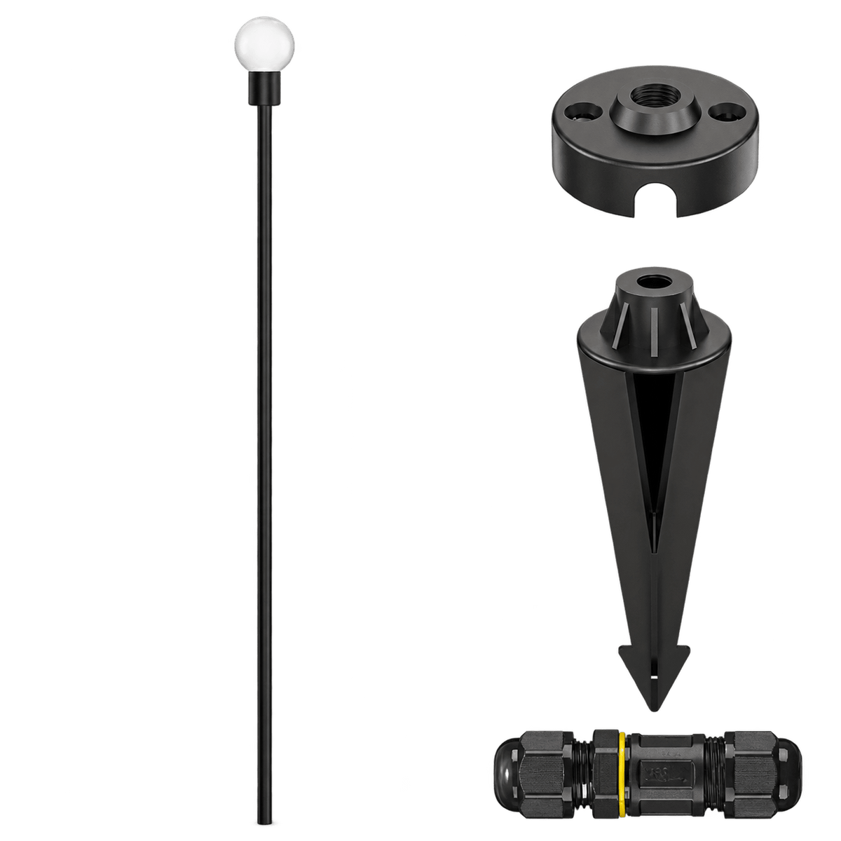 LED Opel White Ball Spike Light IP65 - Pixie