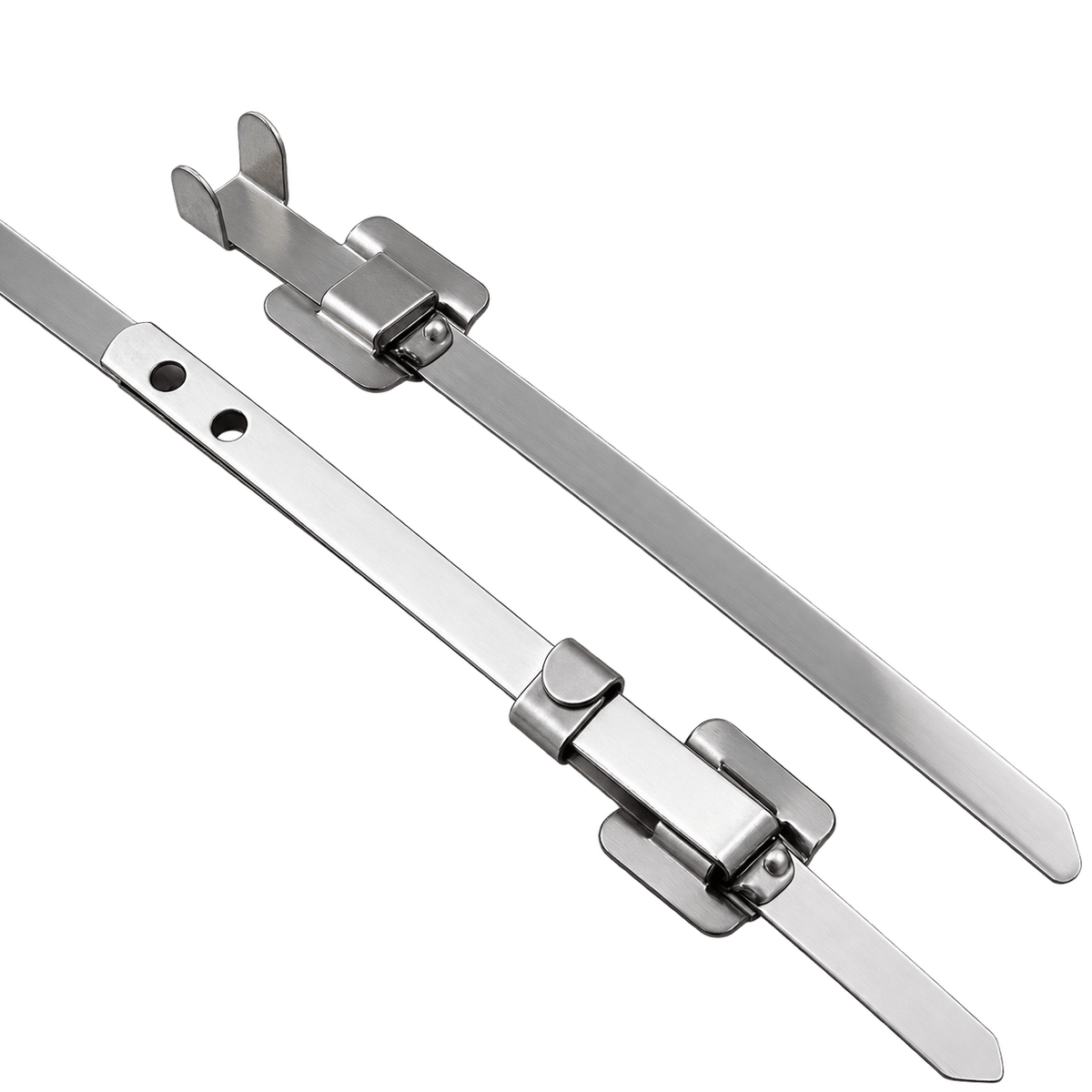 Releasable Fold Locking 152mm Stainless Steel Cable Tie - 30 Pack