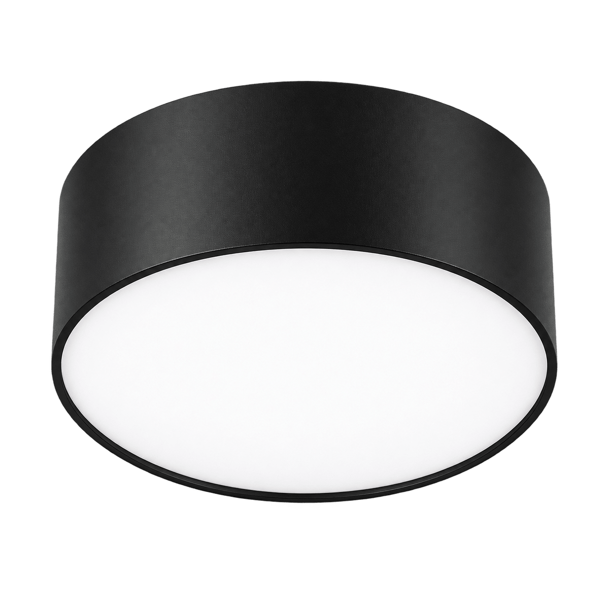 Broadmerston 140mm LED Ceiling Light - Black (3000K)