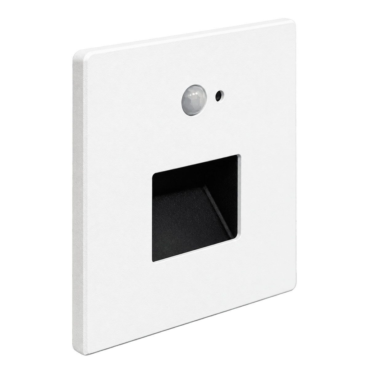 White Orion Window Square LED Footlight - CCT Motion Sensor