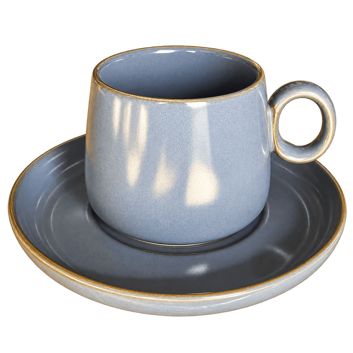 Coffee Mug Set - Light Grey