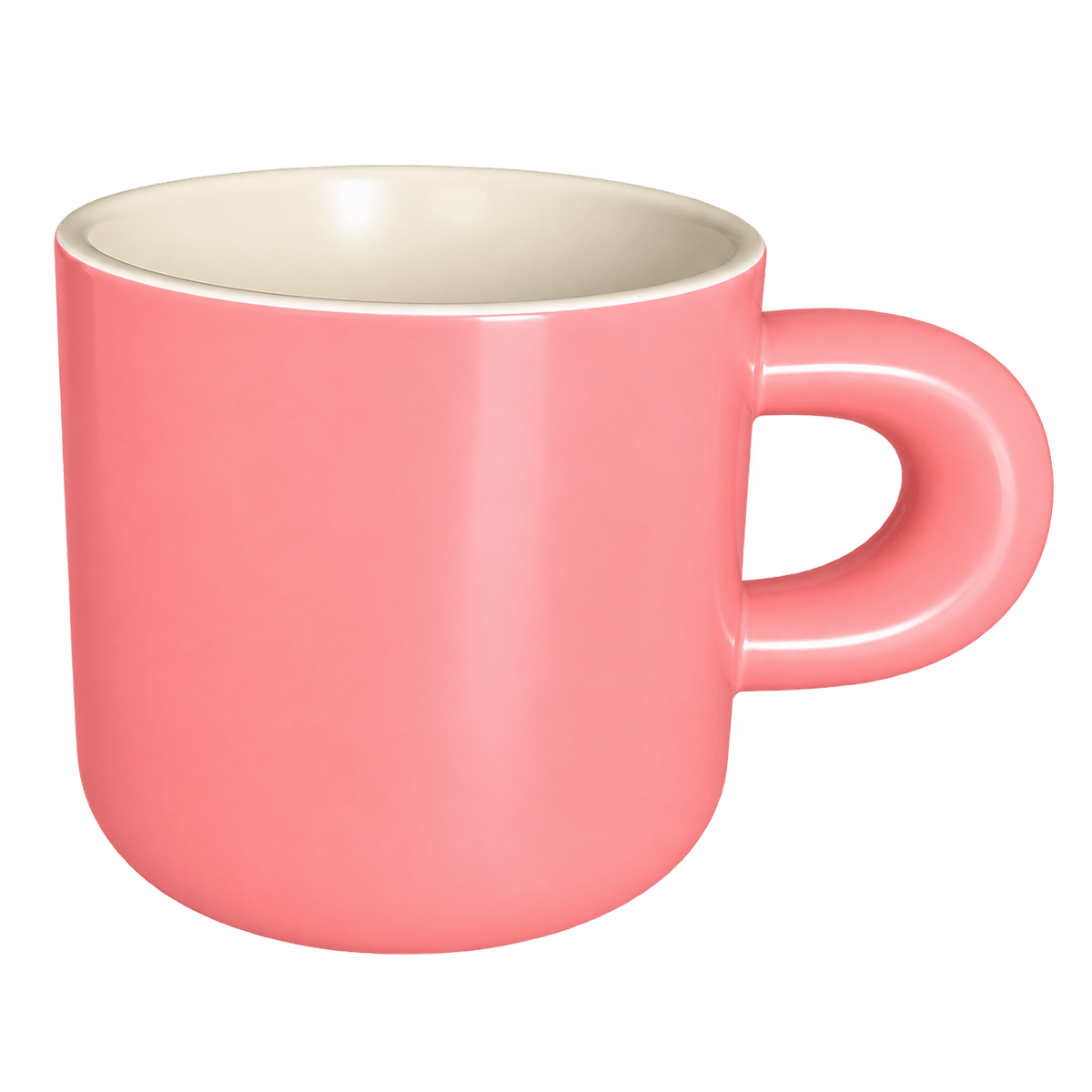 Ceramic Mug - Pink, Thick Ear