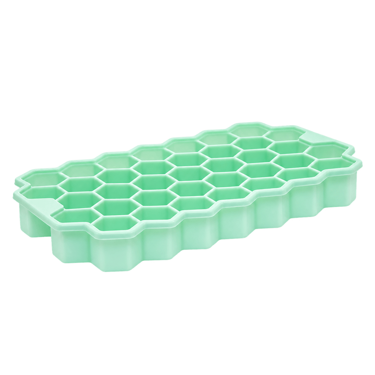 Green 37 Tiny Ice Cube Tray - Hexagon