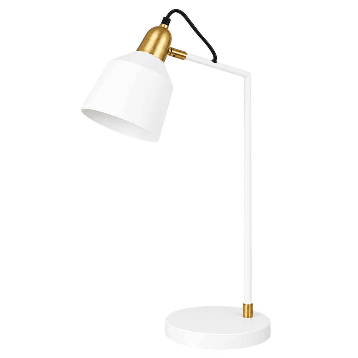 Desk Lamp - White Bend Over