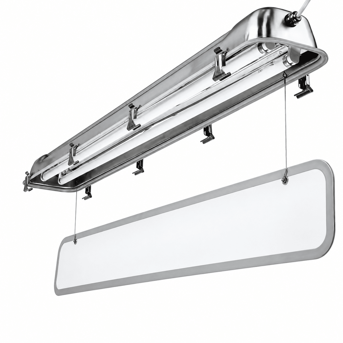 Stainless Steel LED T8 Tri-proof Fitting - 5 Foot