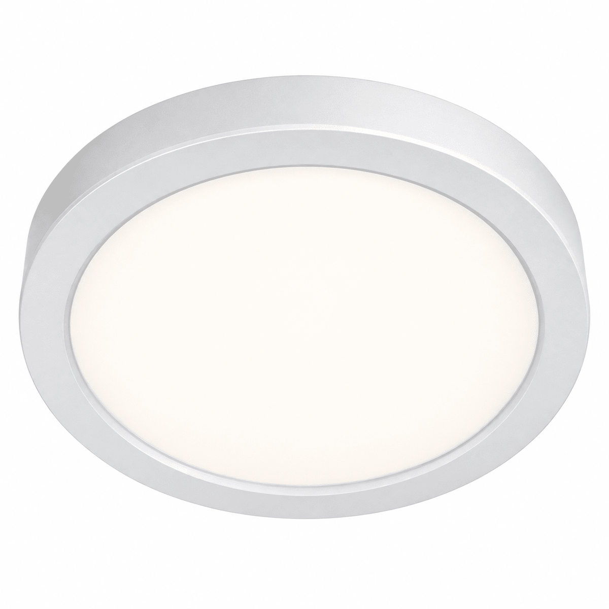 Silver Flush Mount Ceiling Light - Small