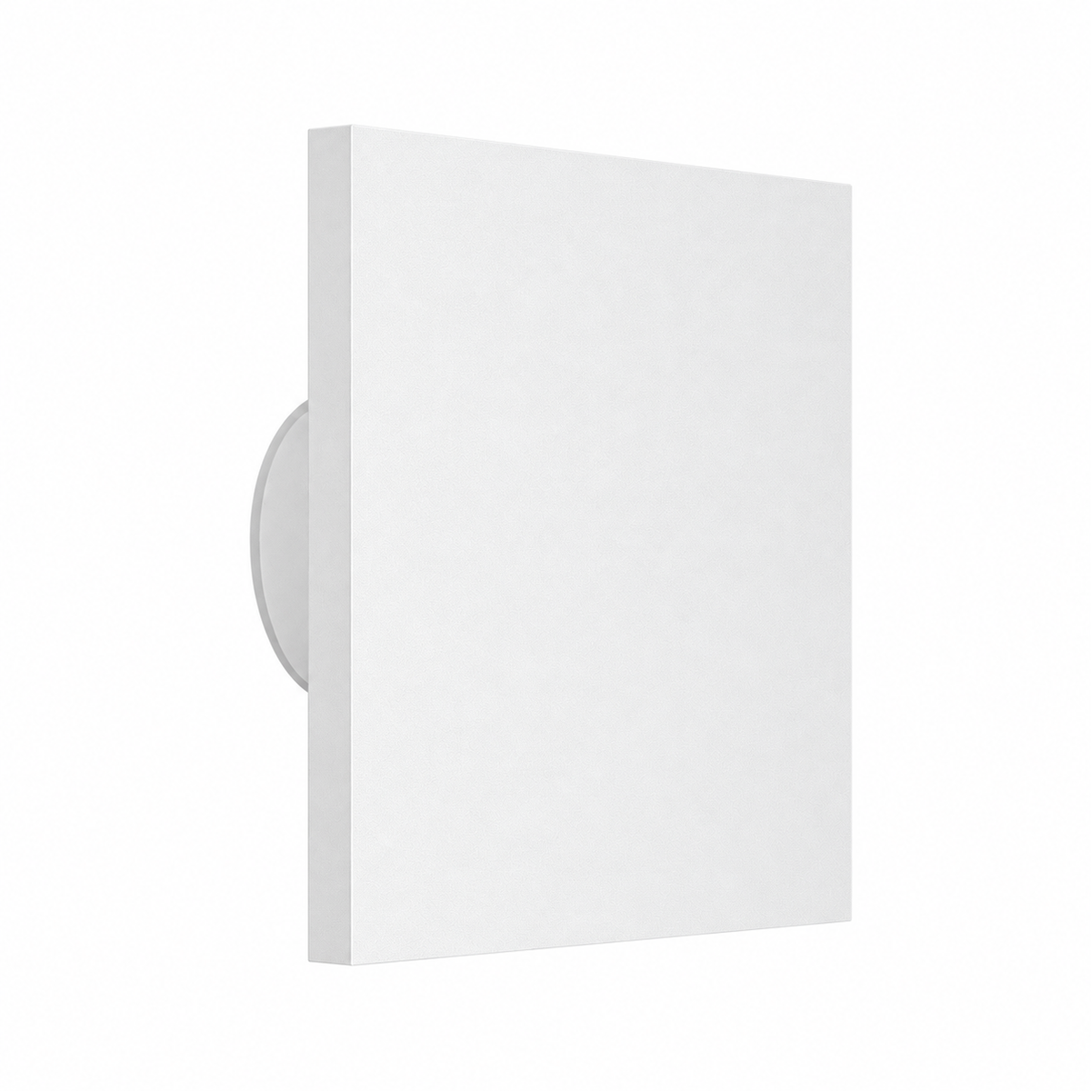 Focal Square White Backlit LED Wall Light (Coastal) - Cool White 4000K