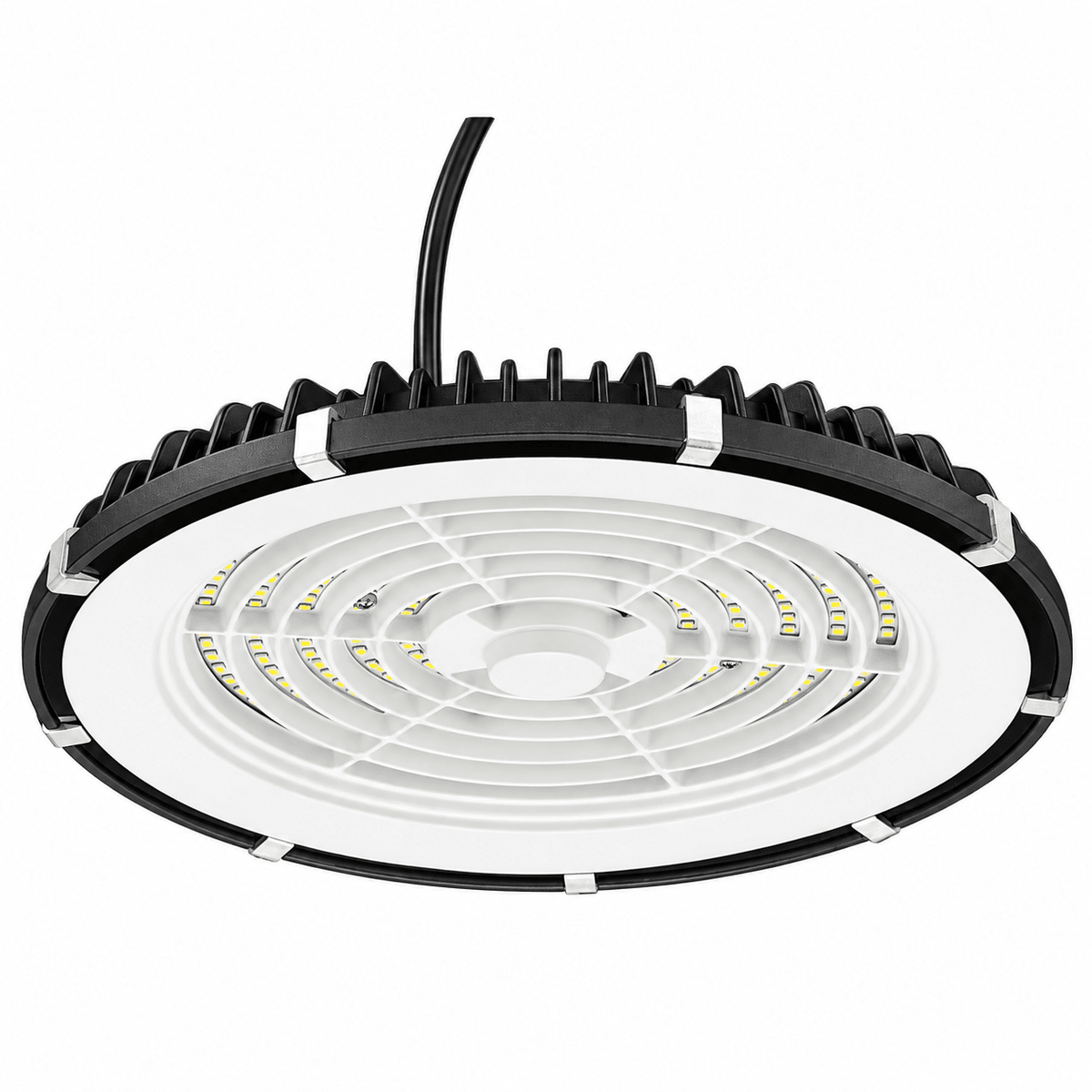 200W Aluminium & Tempered Glass UFO LED High-Bay IP65