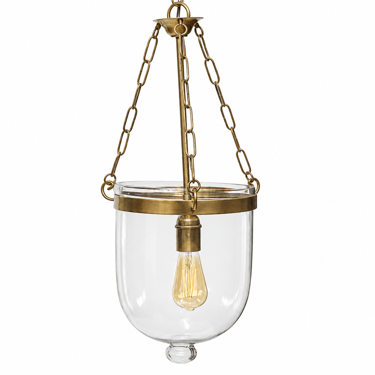 Oslo Hanging Lamp Antique Brass