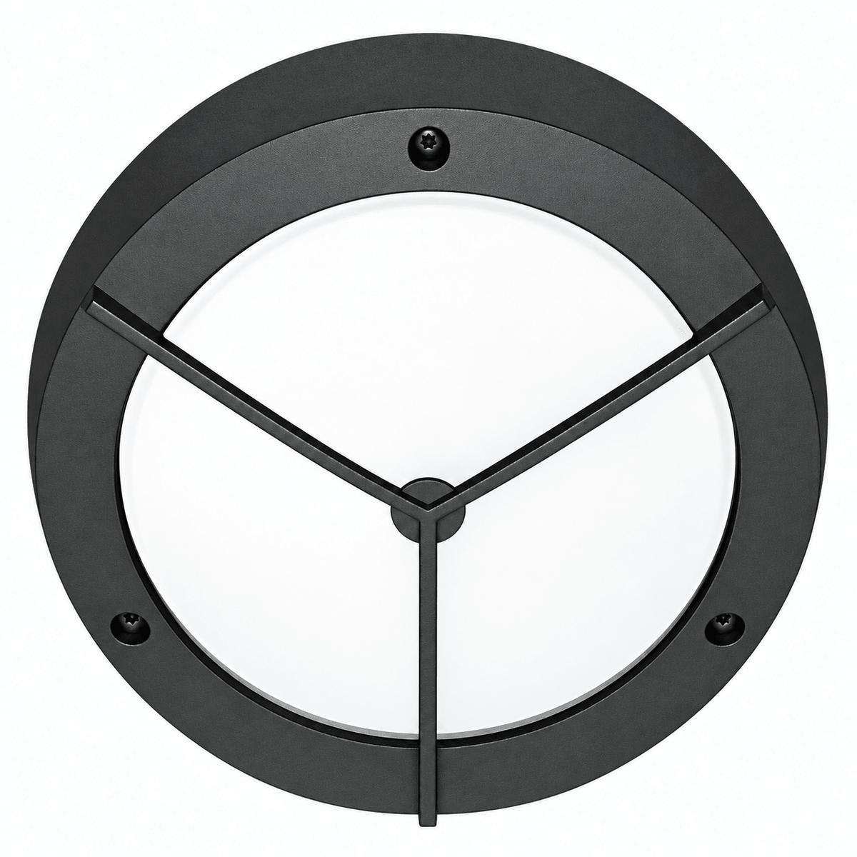 Black Die-Cast Aluminium Bulkhead, IP54, 270mm