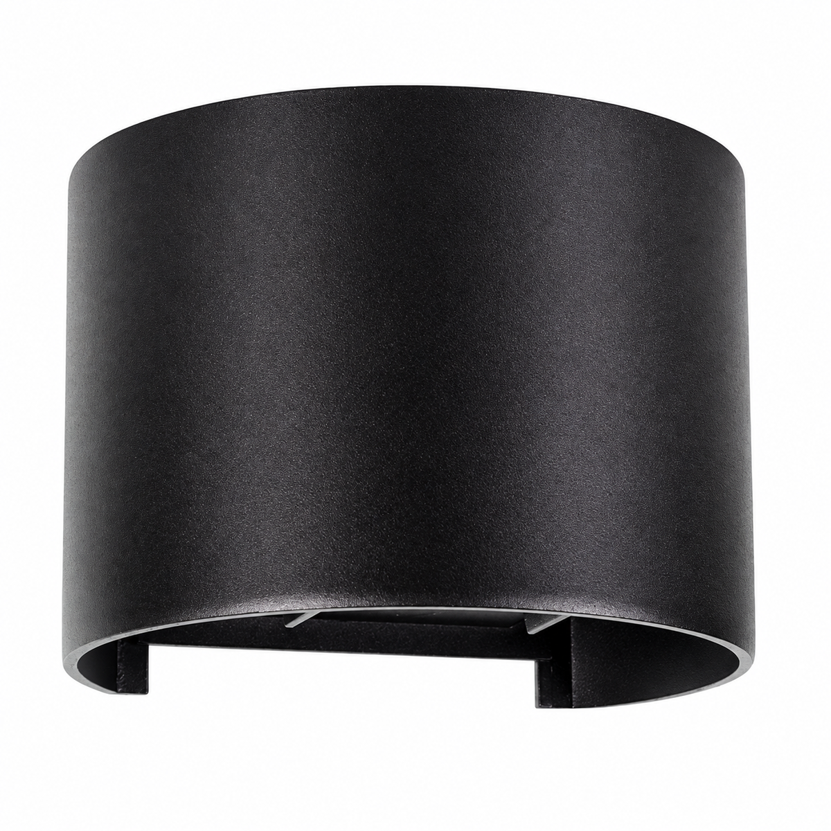 6W Adjustable Beam Outdoor LED Wall Light - Round - White