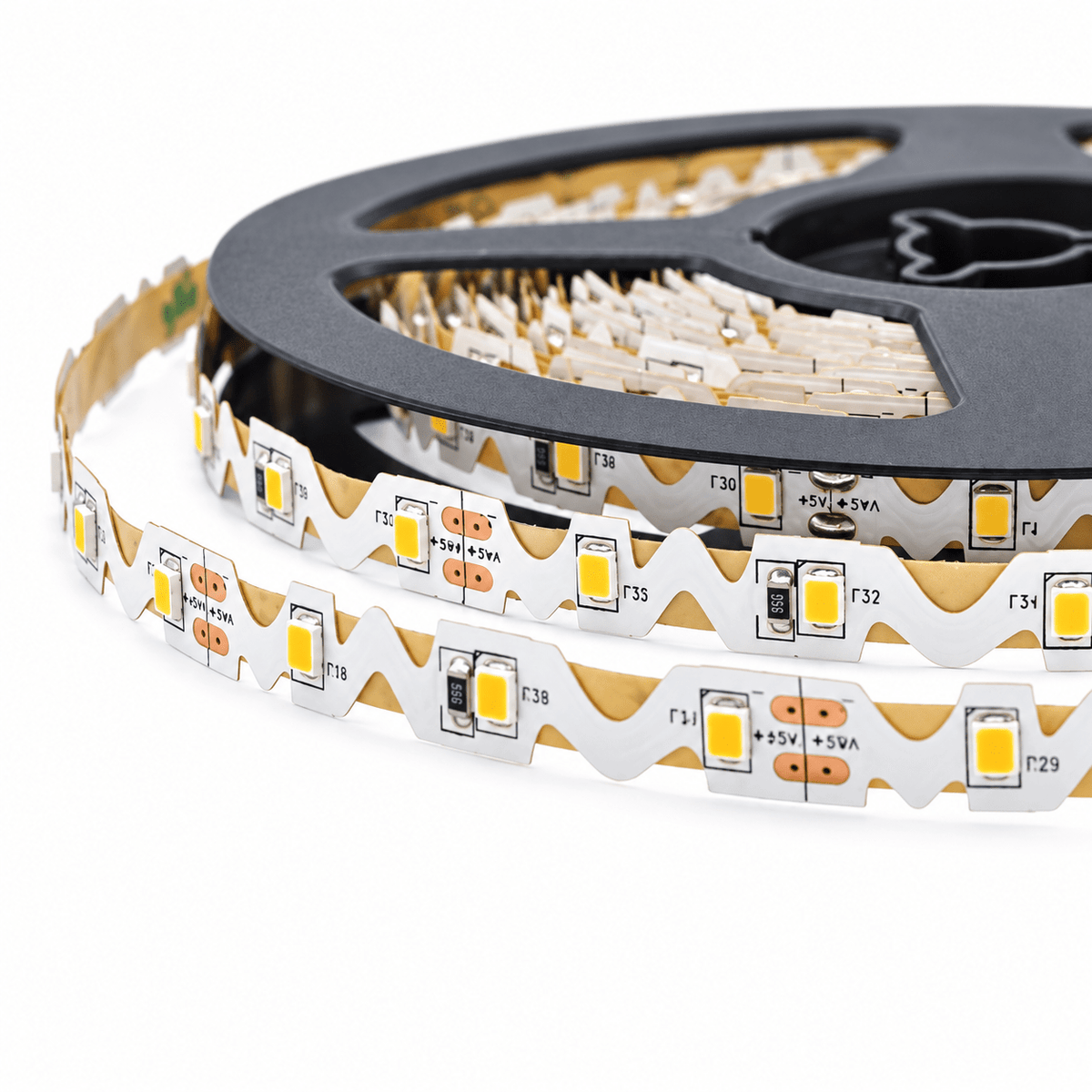 LED Striplight 12V - 6W S-shape Flexible IP33 - Yellow