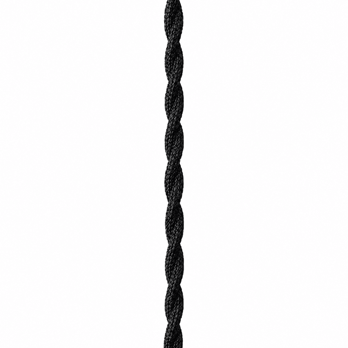 2 Core Twisted Cord Wire – Black Per Metre