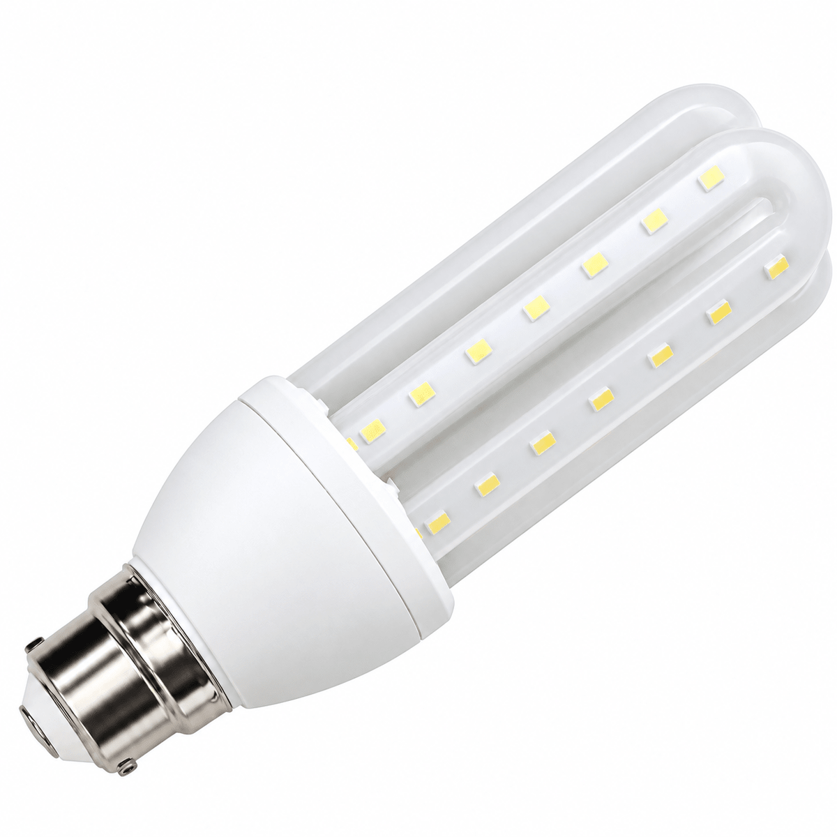 9W White LED Bulb – B22, 4200K Cool White