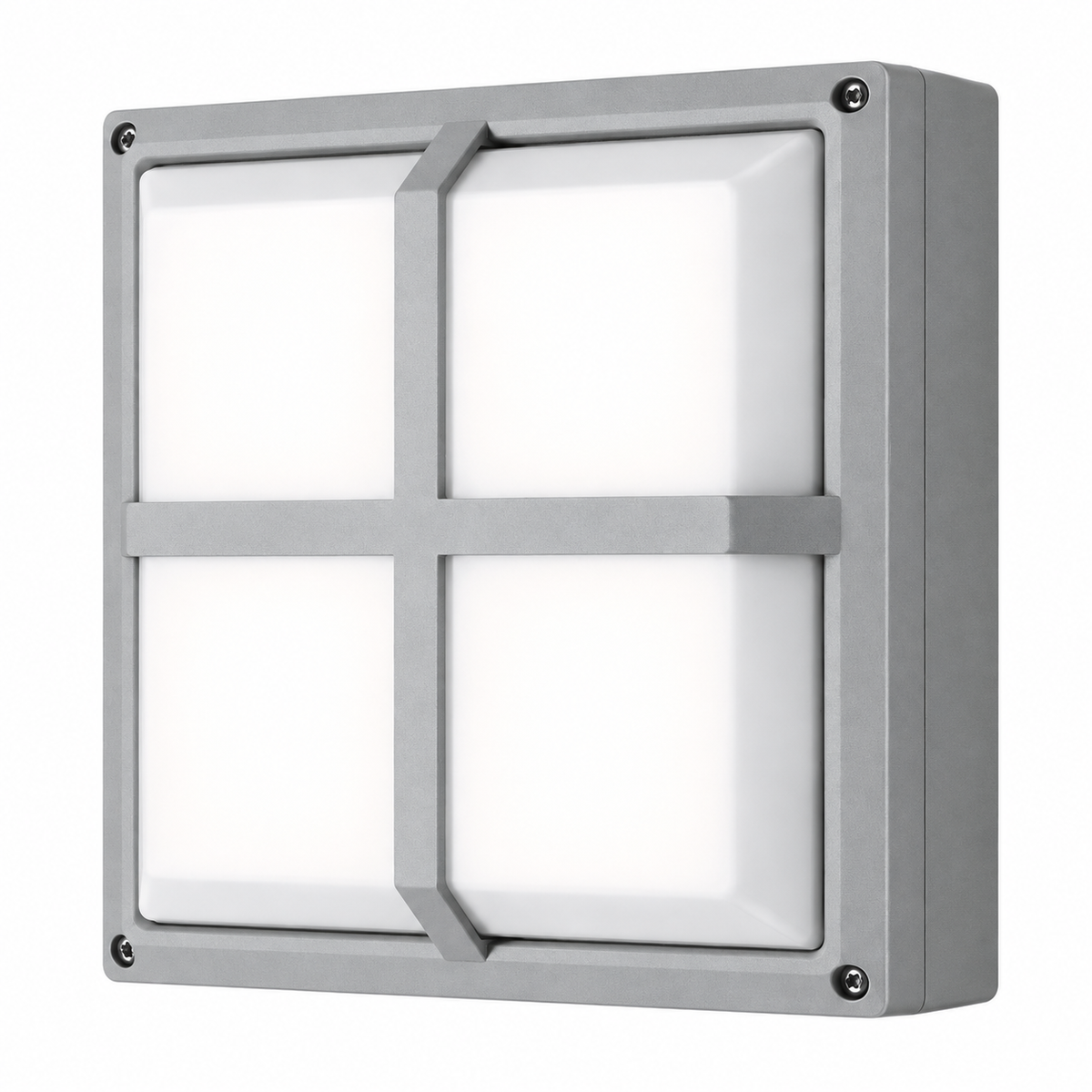 LED Bulkhead - Square Grid - 20W - 8 Grid