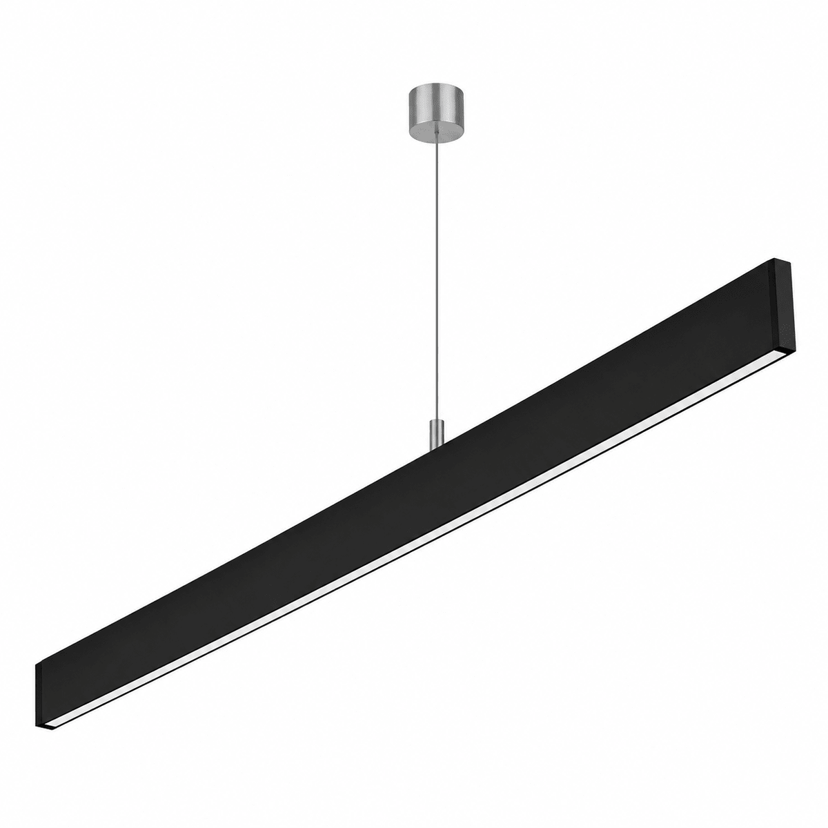 Chiara Black Up & Down Linear Pendant - Cool White (4000K)