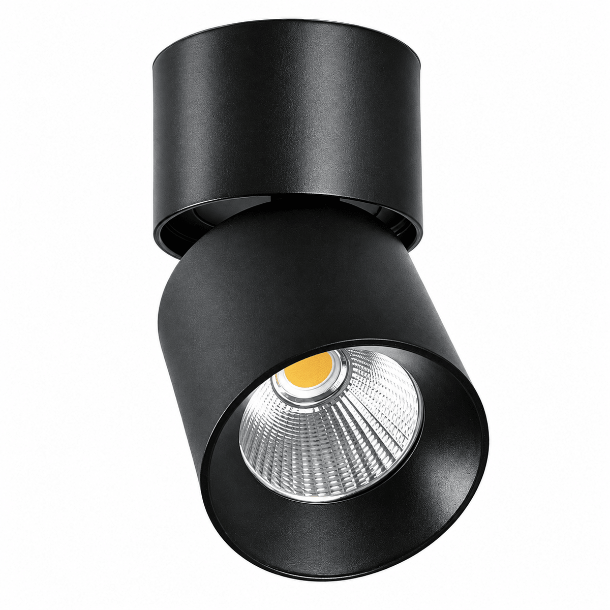 New York 3CCT 20W Surface Spotlight - Black