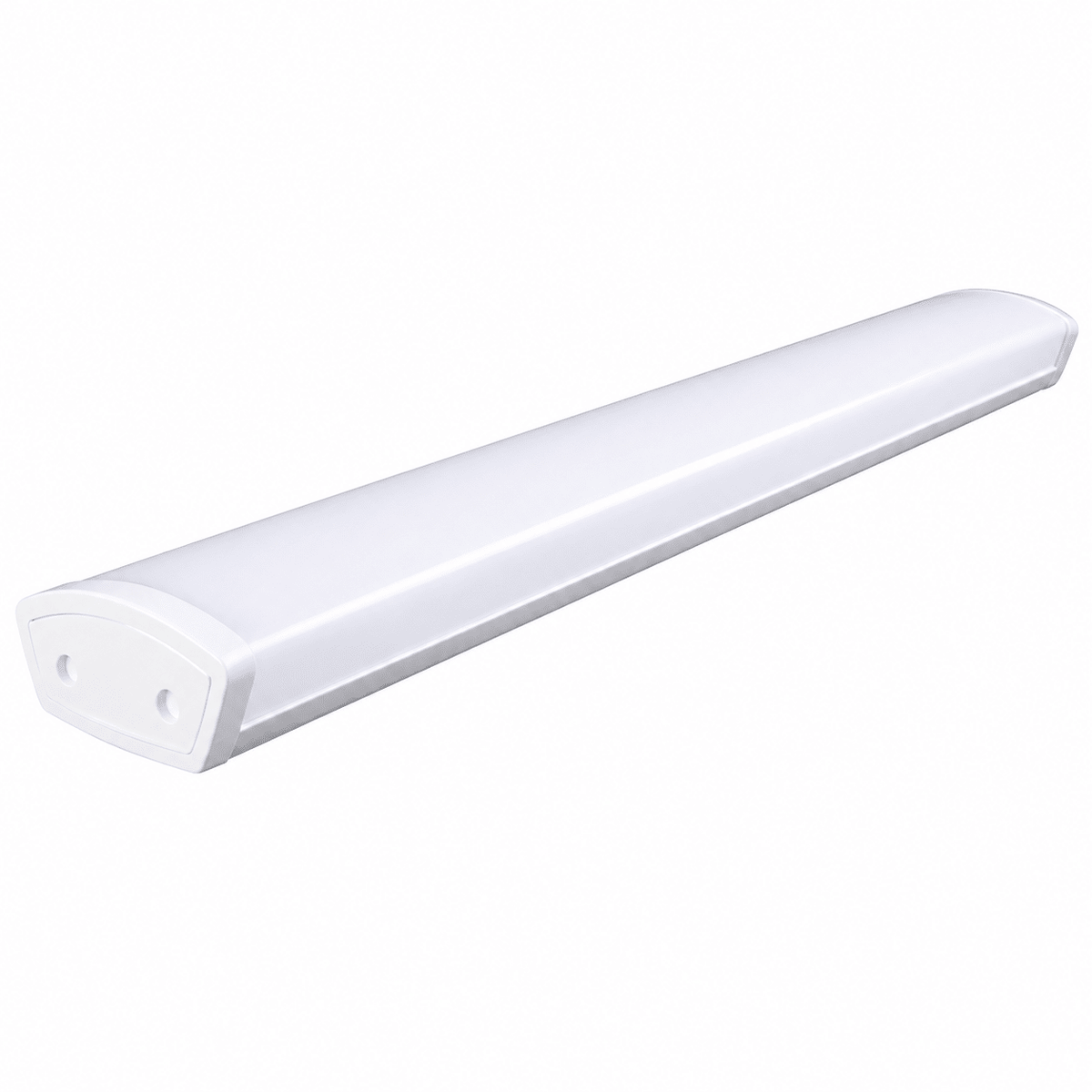 LED Office Fitting - Curved Diffuser - 18 Watt / Daylight (6000K)