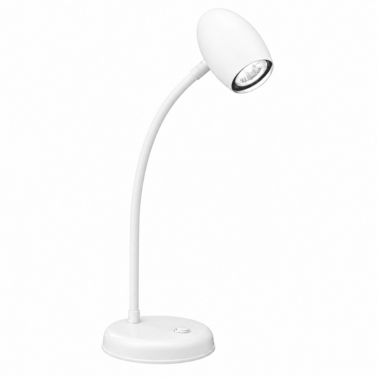 GU10 Gooseneck Desk Lamp — White