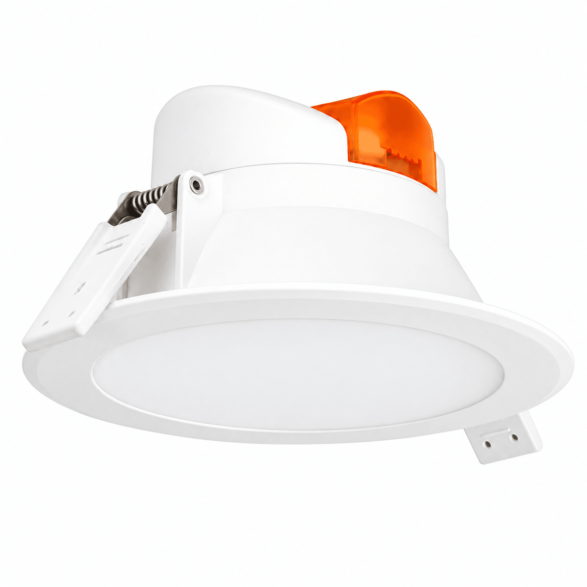 6W recessed LED downlight with white trim, Cool White 4200K, 90° beam and TRIAC dimming