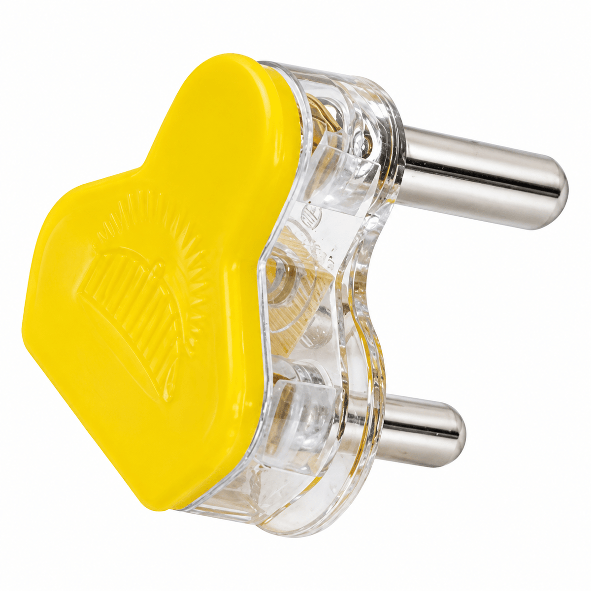 Yellow Plastic Plug Top IP20