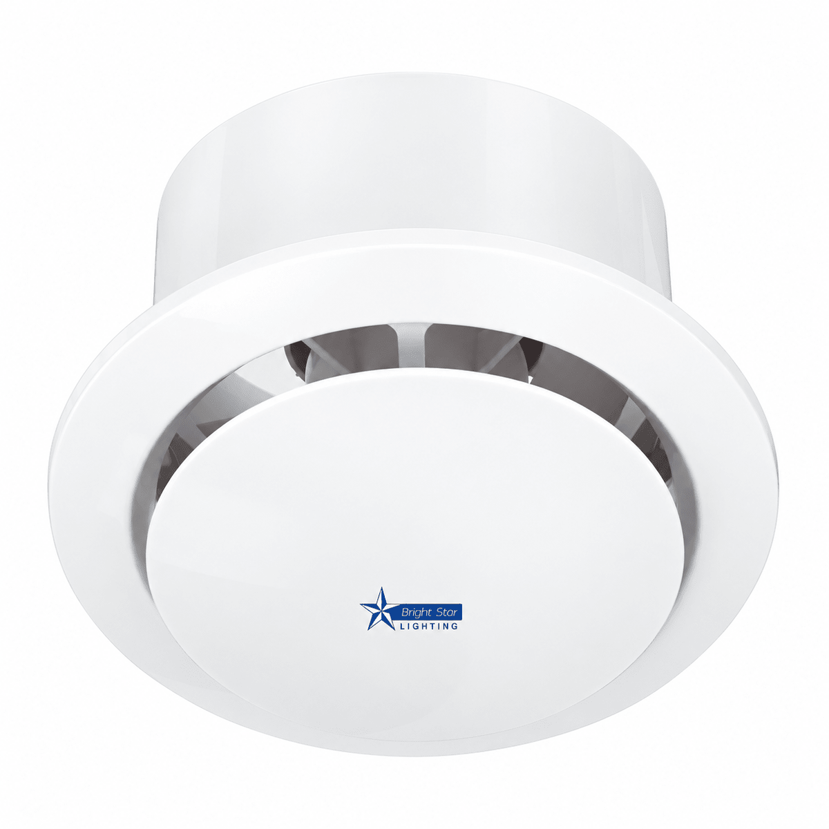 Bathroom Compact Extractor Fan White Corrosion-Resistant