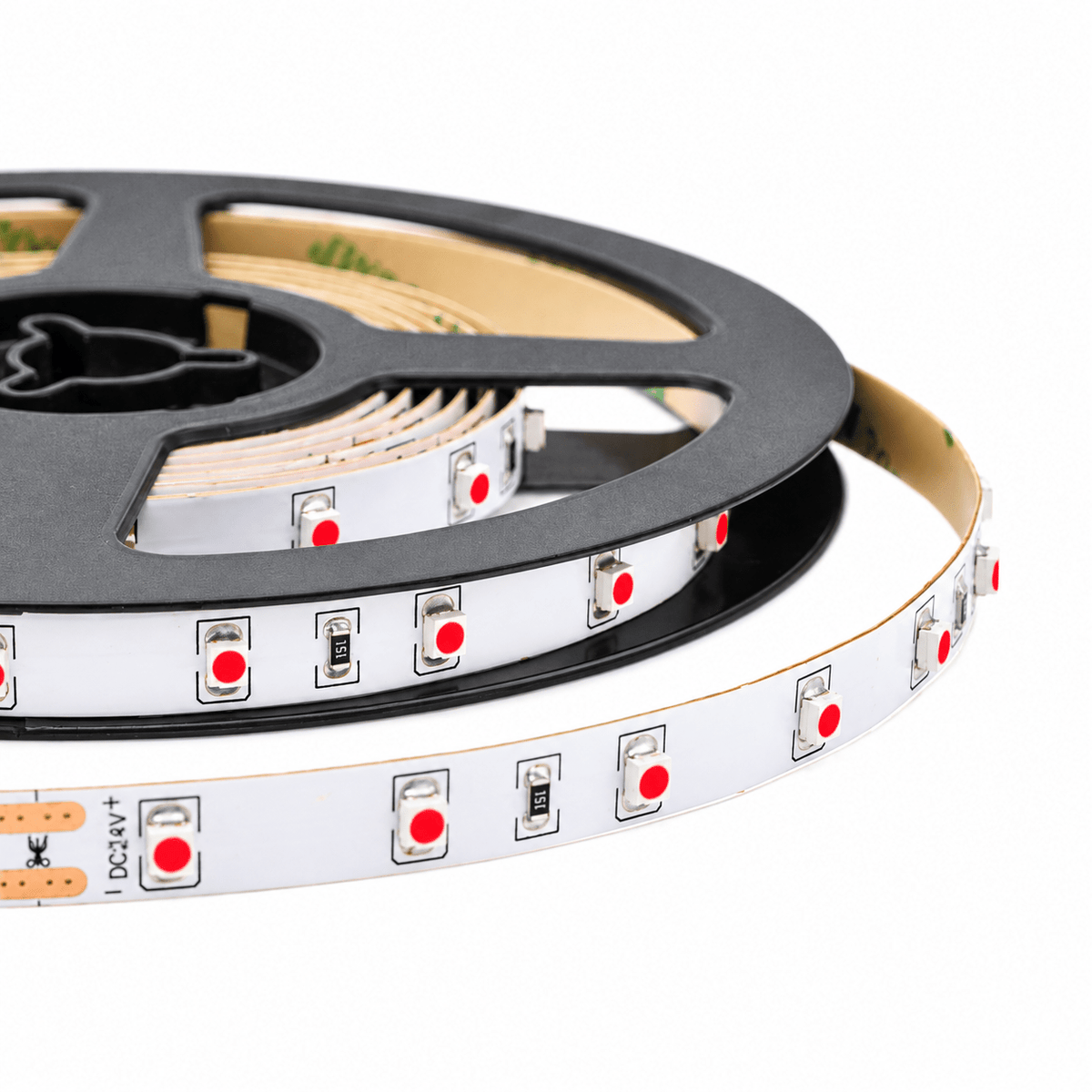 LED Striplight 12V - 3528 IP20 (5m) - Red