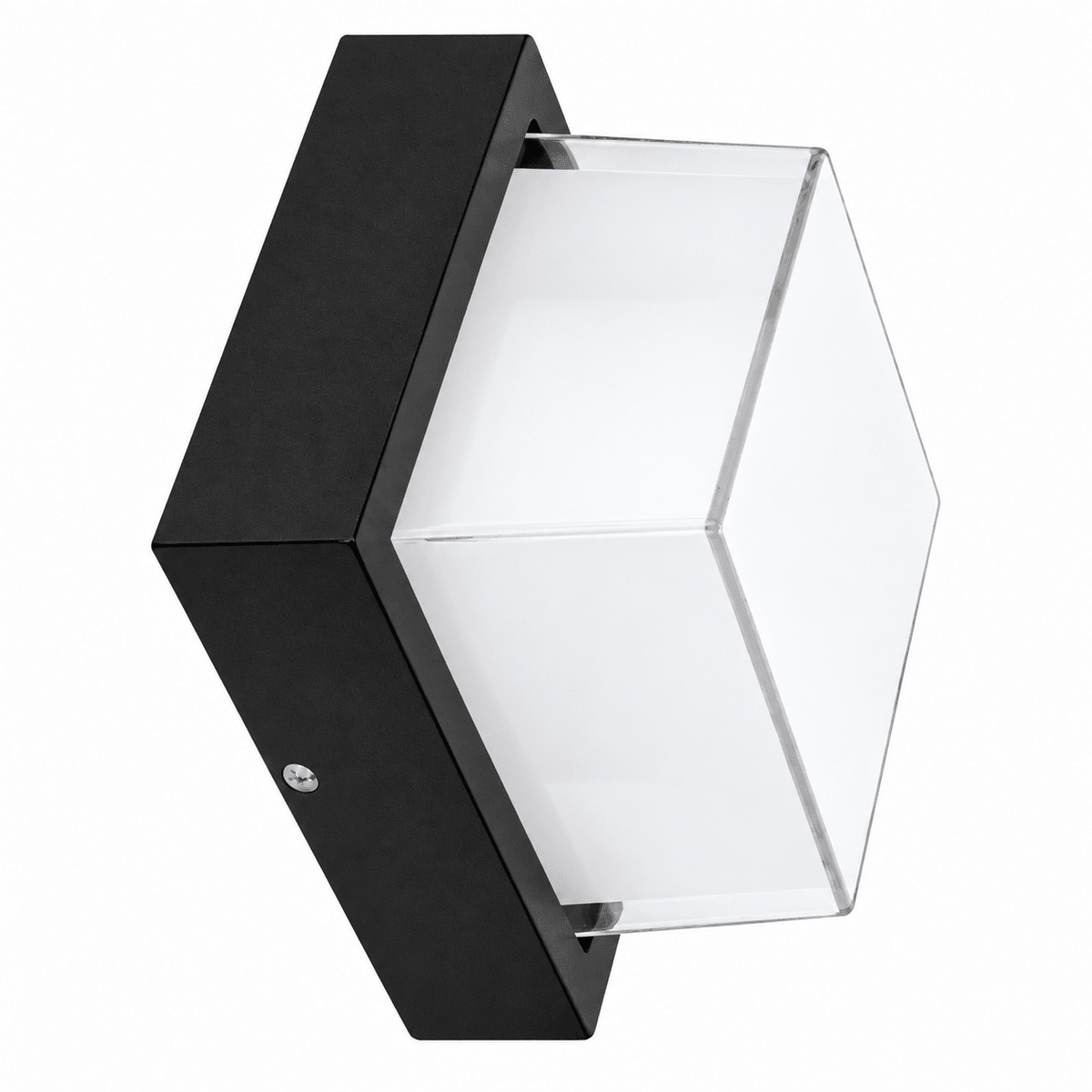Outdoor LED Wall Light - Square 12W IP54 - Eyelid / Warm White
