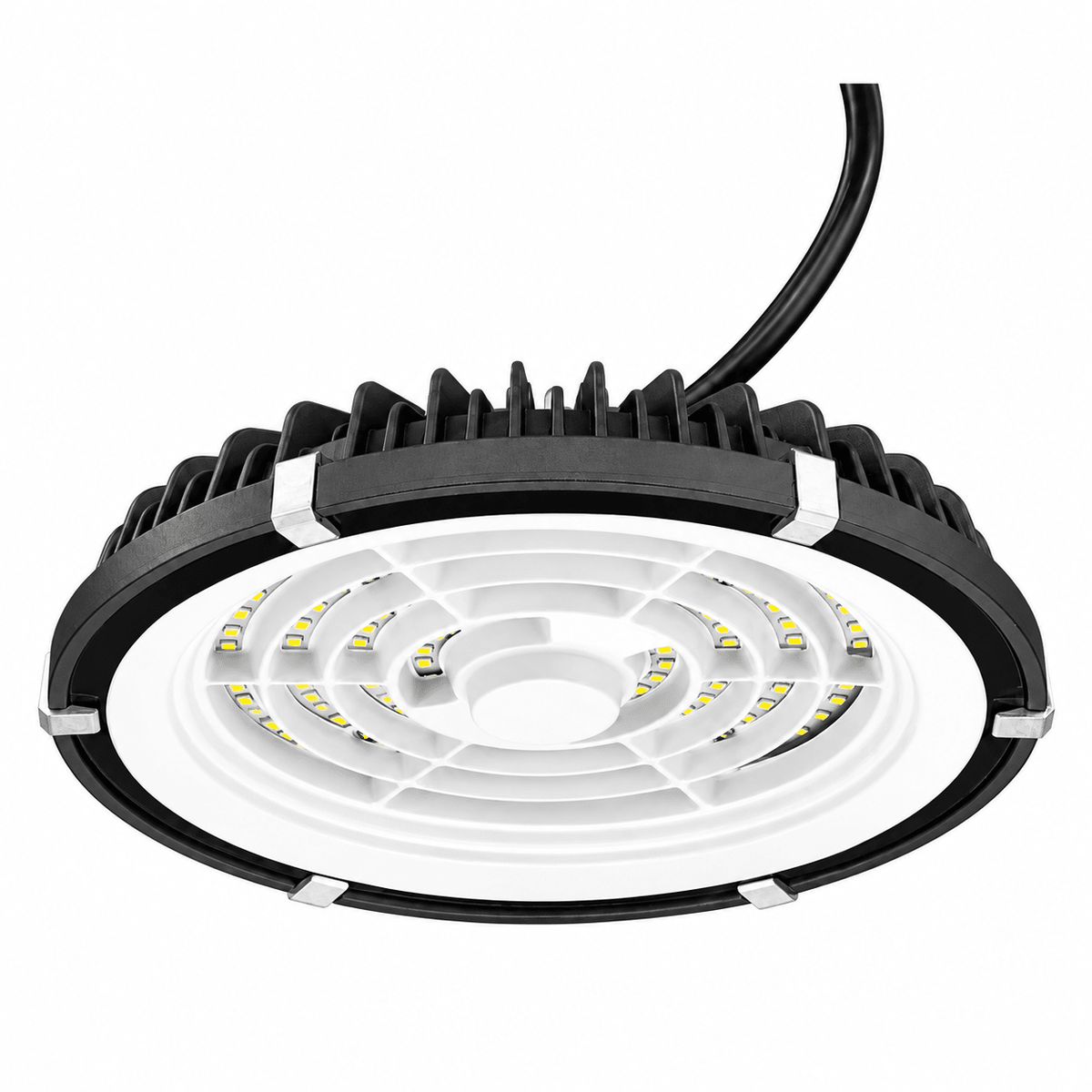 100W Aluminium & Tempered Glass UFO LED High-Bay IP65