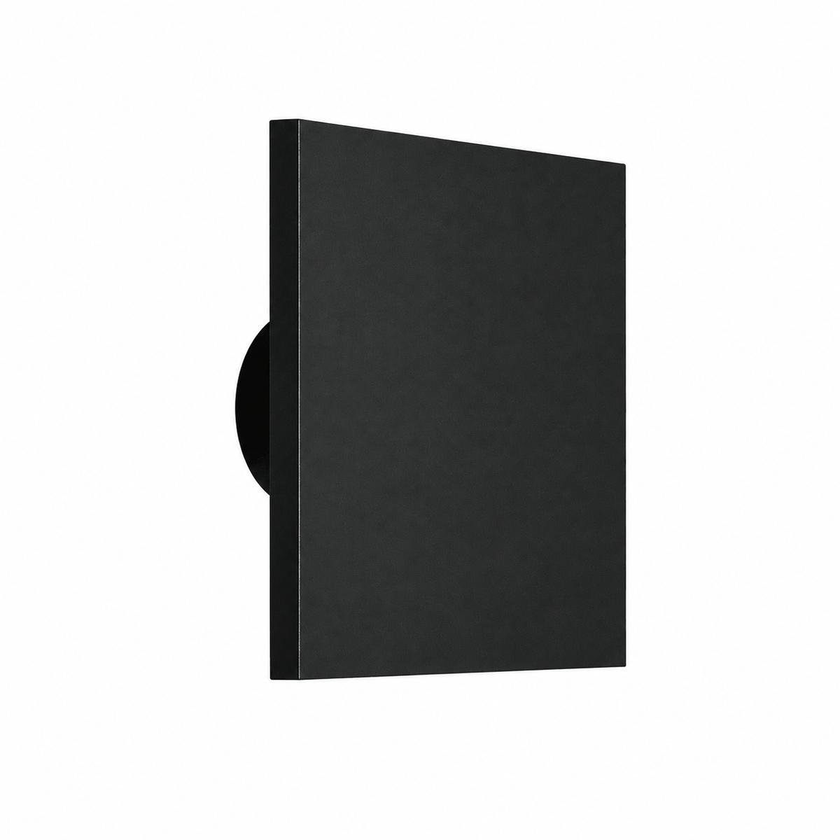 Focal Square Black Backlit LED Wall Light (Coastal) - Cool White 4000K