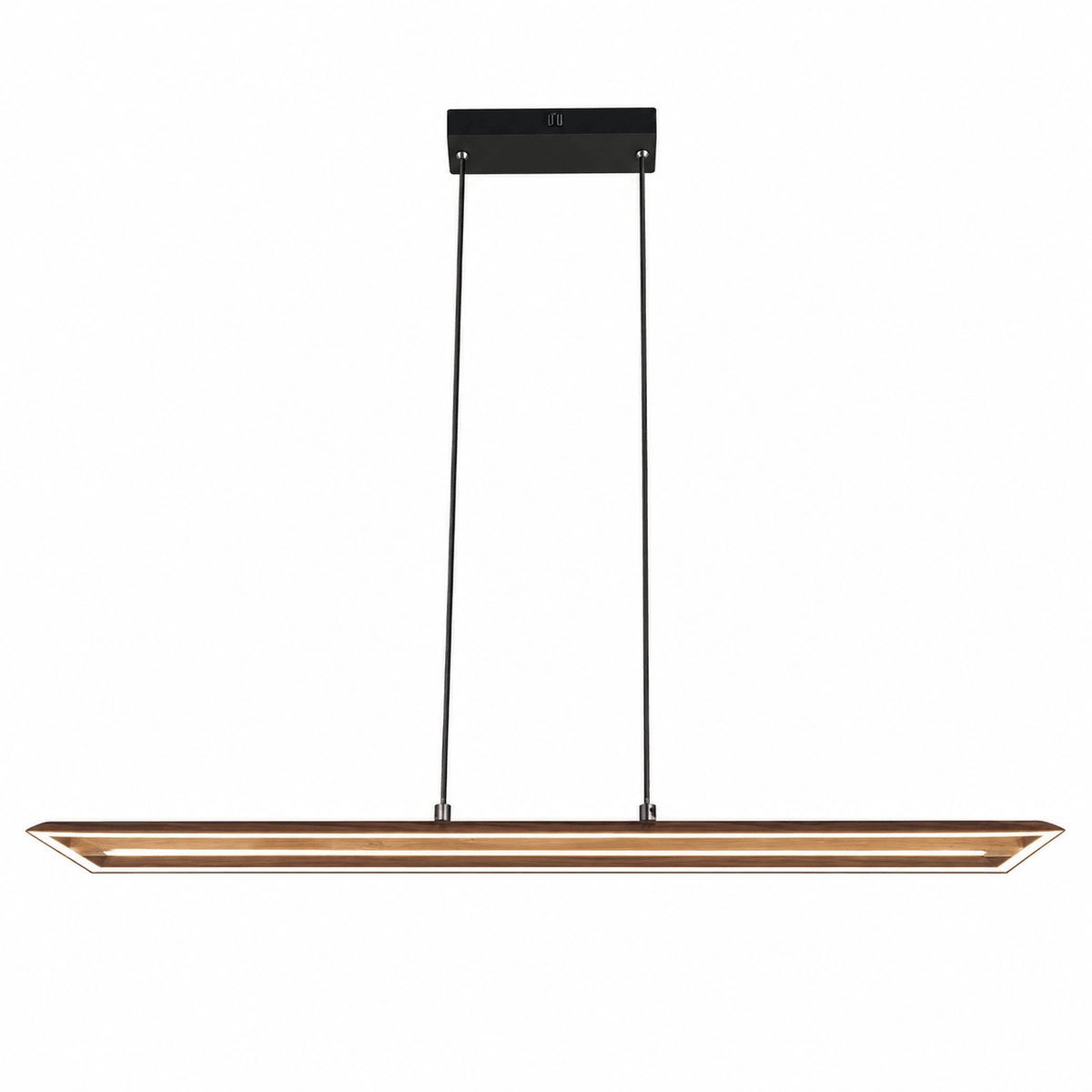 38W LED Woodline Twin Linear Pendant