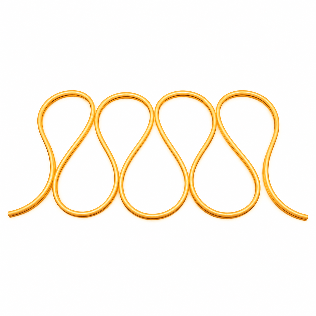 Dryft 230V Side Bend Neon Rope Light - Amber (Per Meter)