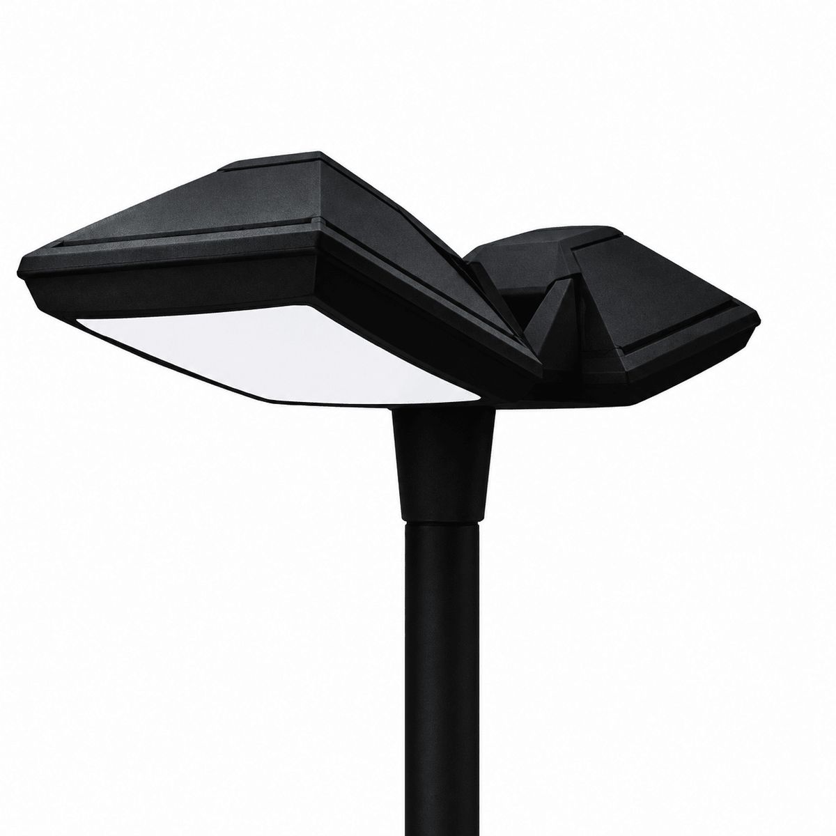 Rosa Black LED Post Top Light - IP66 Shockproof Resin