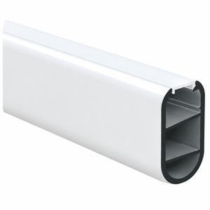 LED Extrusion - Wardrobe Profile with Opal Cover (3m)