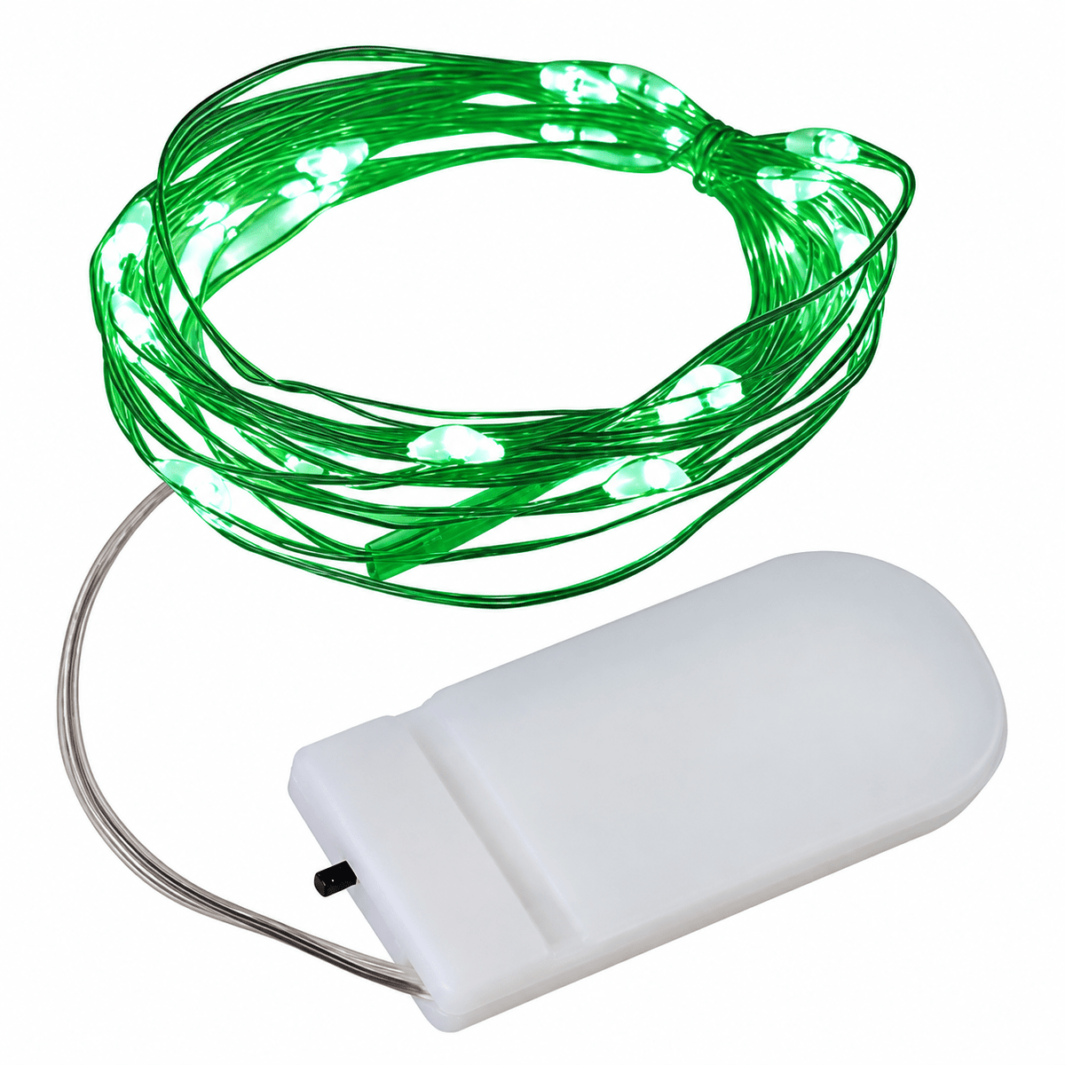 LED Fairy Lights - 2 Meter / Battery Operated - Green
