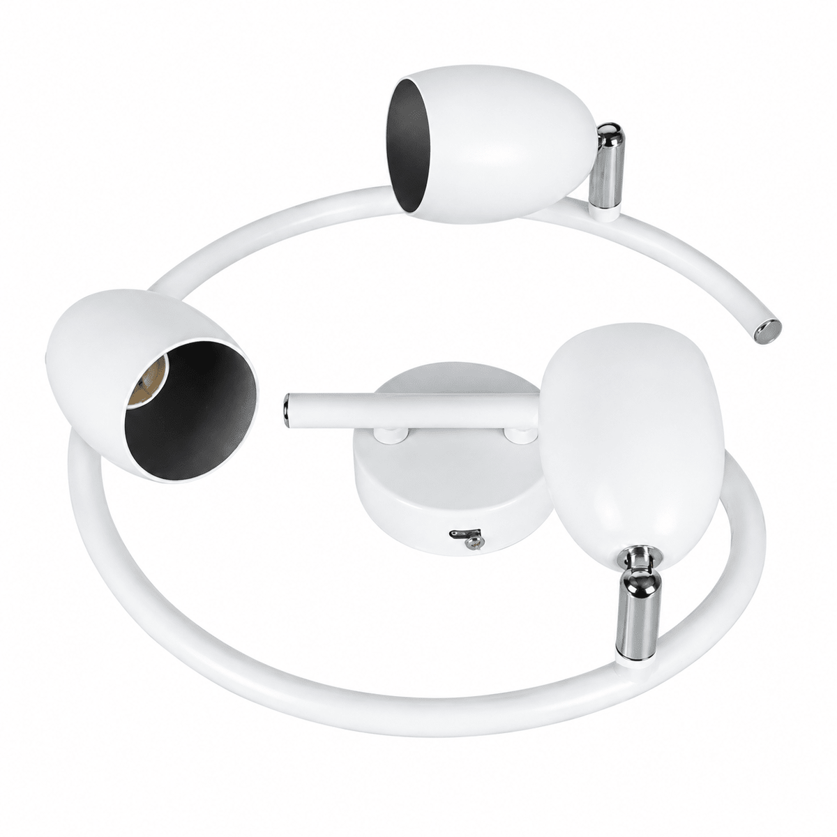 3 Light Ceiling Spotlight - White (3 x GU10)