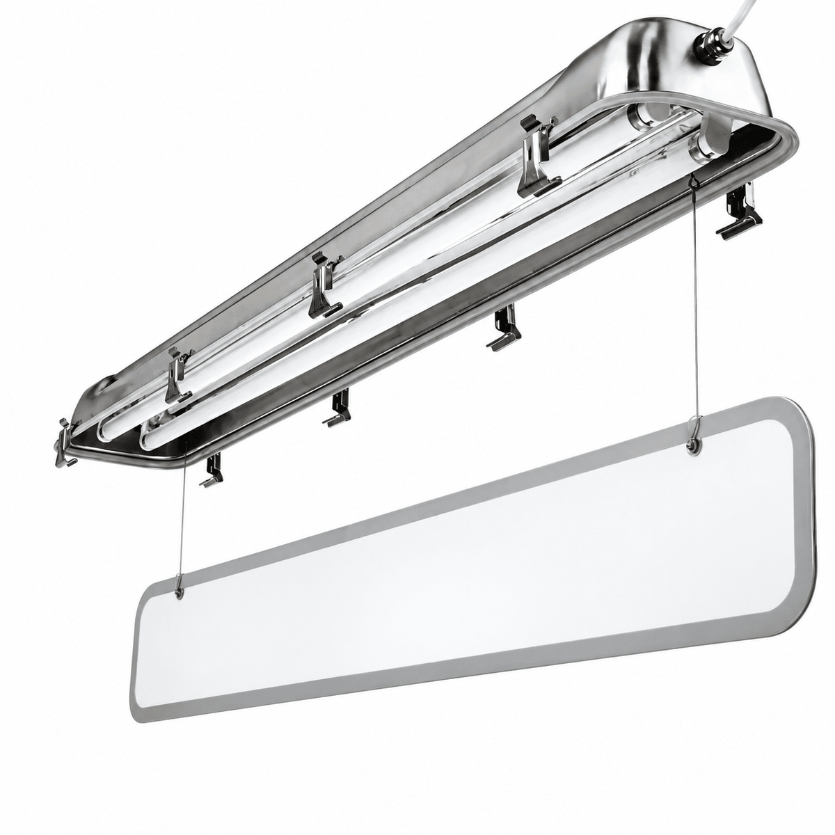 Stainless Steel LED T8 Tri-proof Fitting - 4 Foot